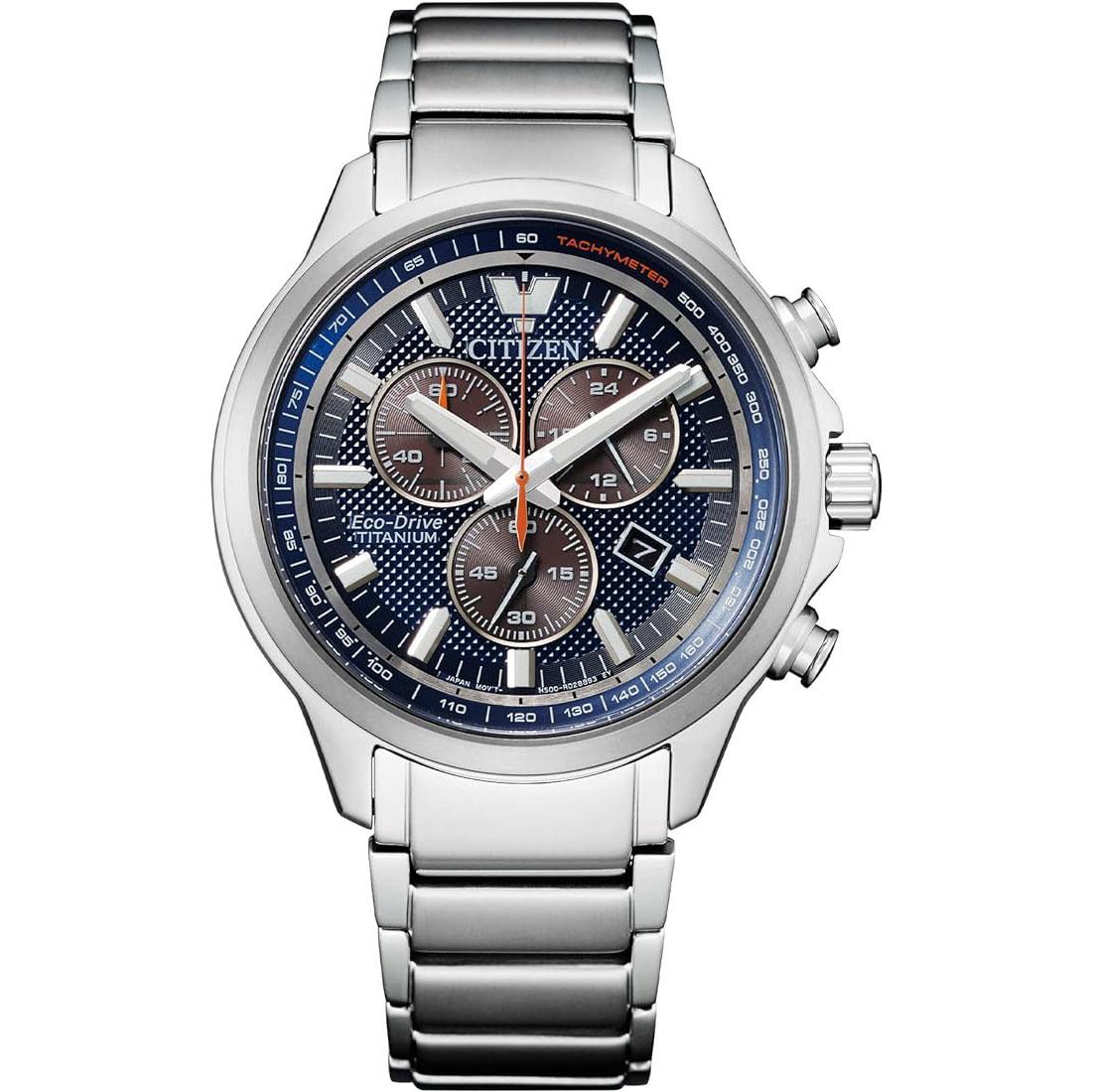 Citizen Eco-Drive Weekender Chronograph Quartz Blue Mens Watch for $163.90 Shipped