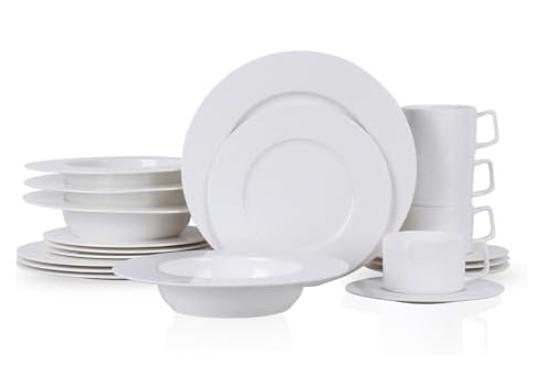 Stone Lain Sylvie 20 Pieces Bone China Dinnerware Set for $59.99