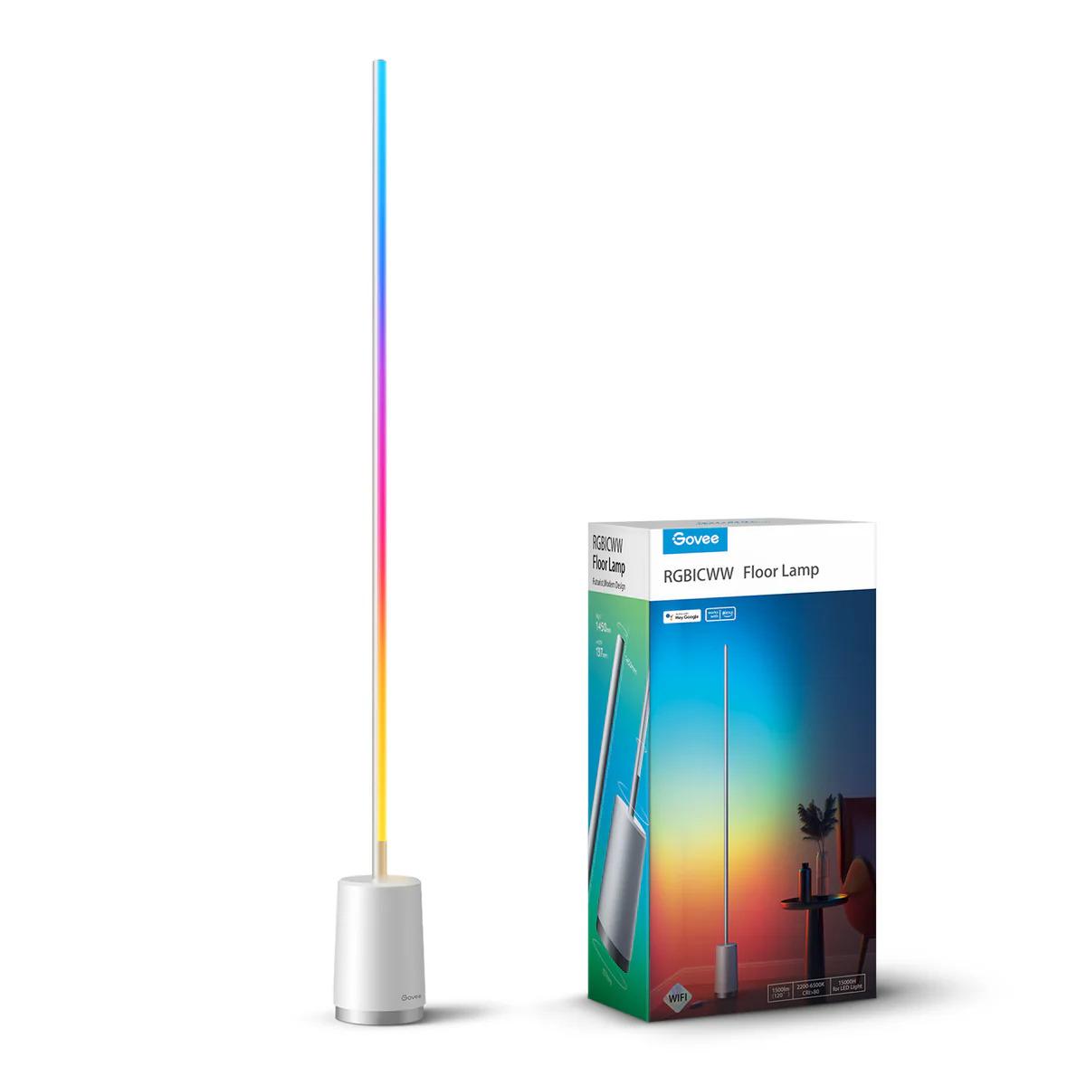 55in Govee Lyra RGBICWW Corner Floor Lamp for $79.20 Shipped