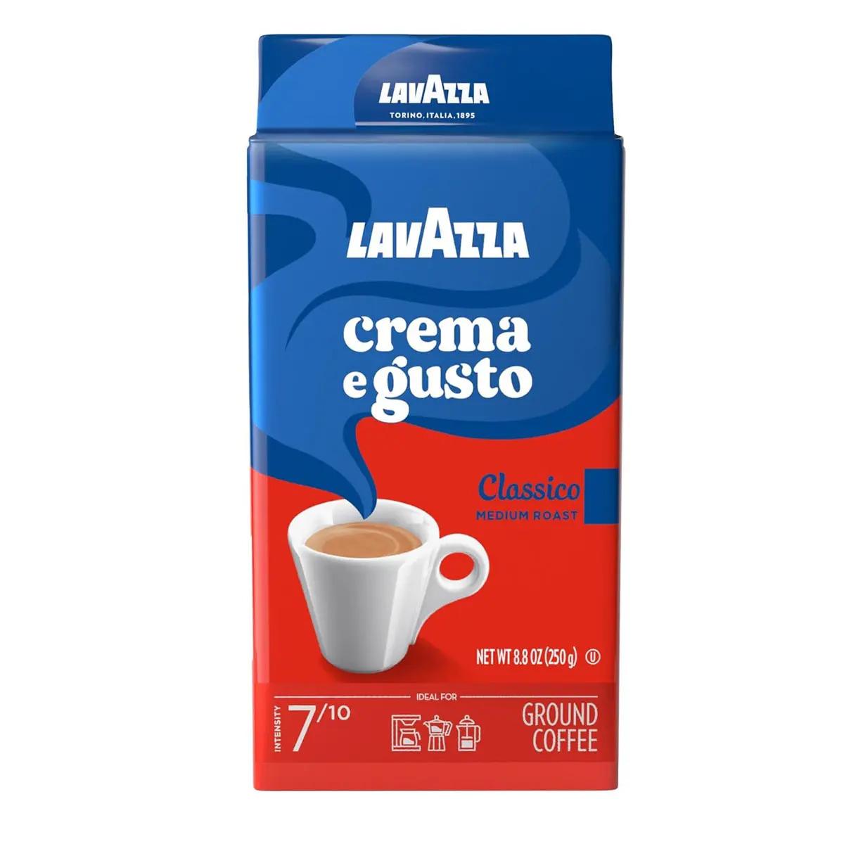 Lavazza Espresso Dark Roast Ground Coffee Crema E 4 Pack $10.12