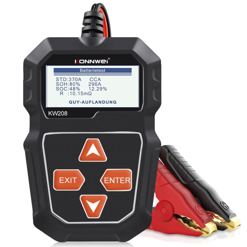 Konnwei KW208 12V Car Automotive Alternator Battery Tester for $12.12