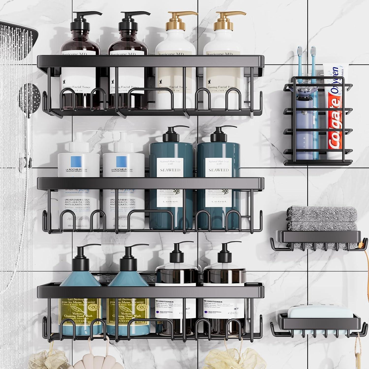 Veken Bathroom Shower Caddy Organizer Kit for $11.99