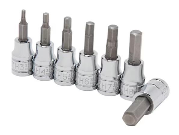 Kobalt 3/8in Drive Set Hex Bit Driver Socket Set for $9.98