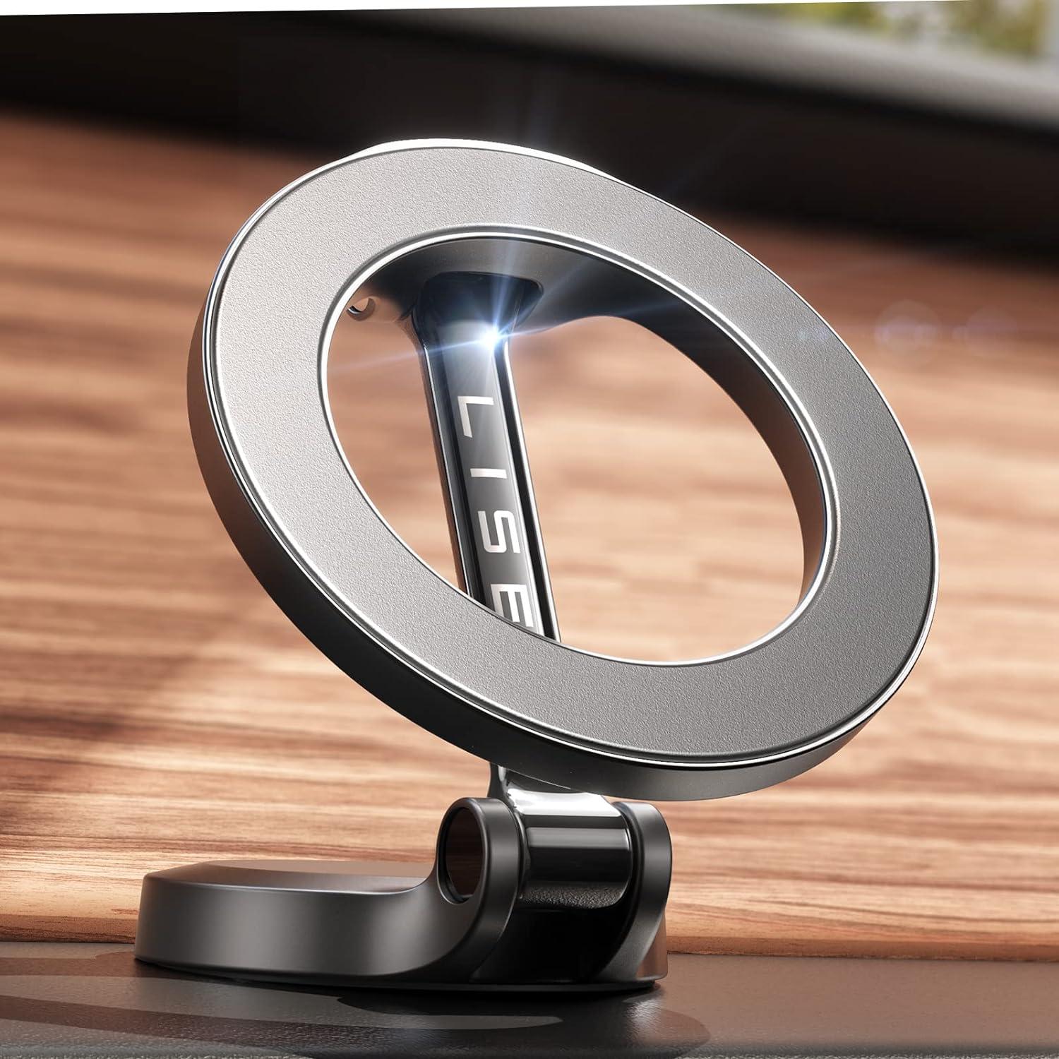 Lisen iPhone MagSafe Magnetic Car Phone Holder for $9.79