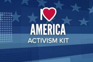 Free I Love America Activism Kit
