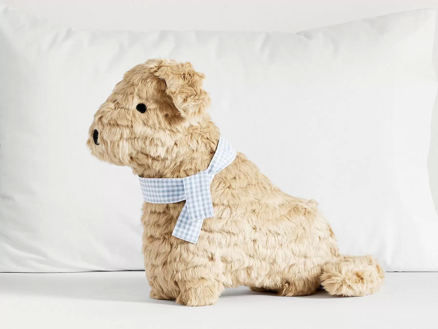 Pottery Barn Luca Puppy Pillow for $19.99 Shipped