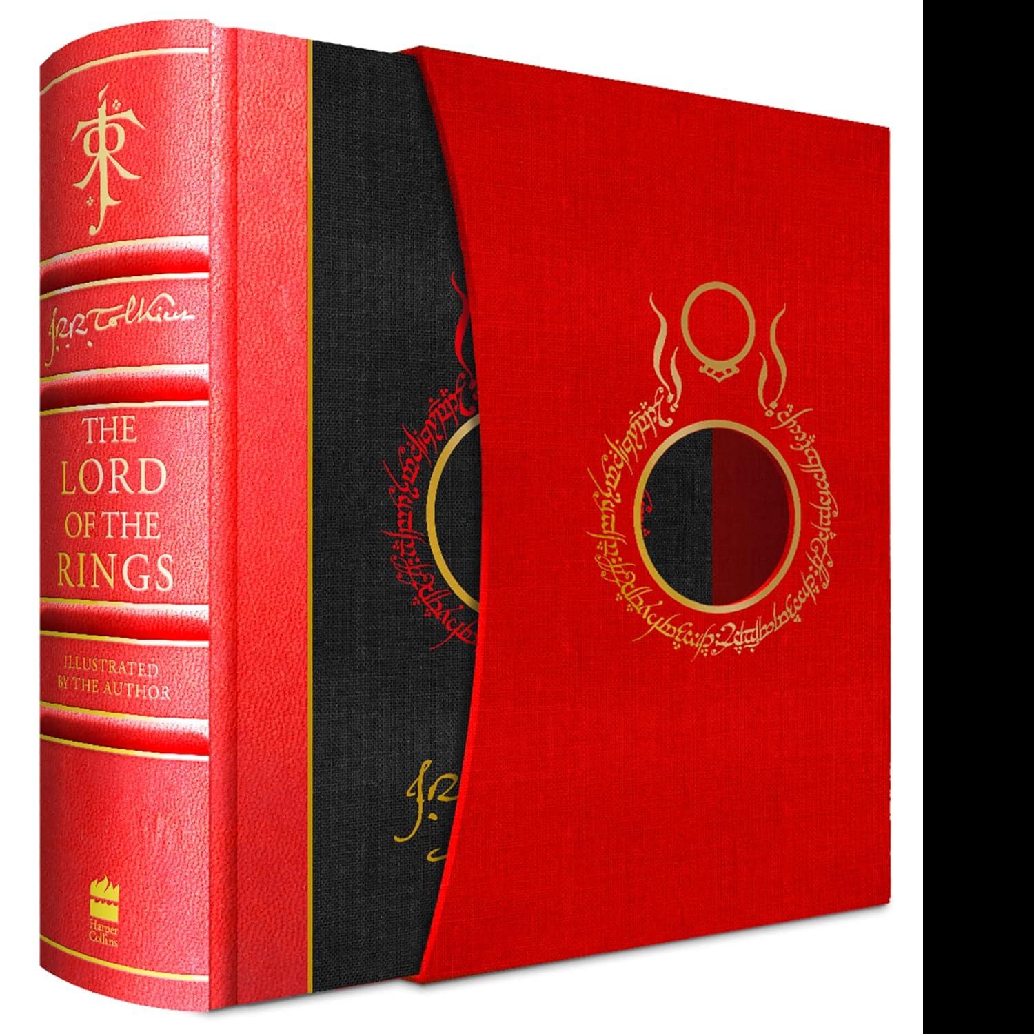 The Lord of the Rings Deluxe Illustrated by the Author Hardcover Book for $108.97