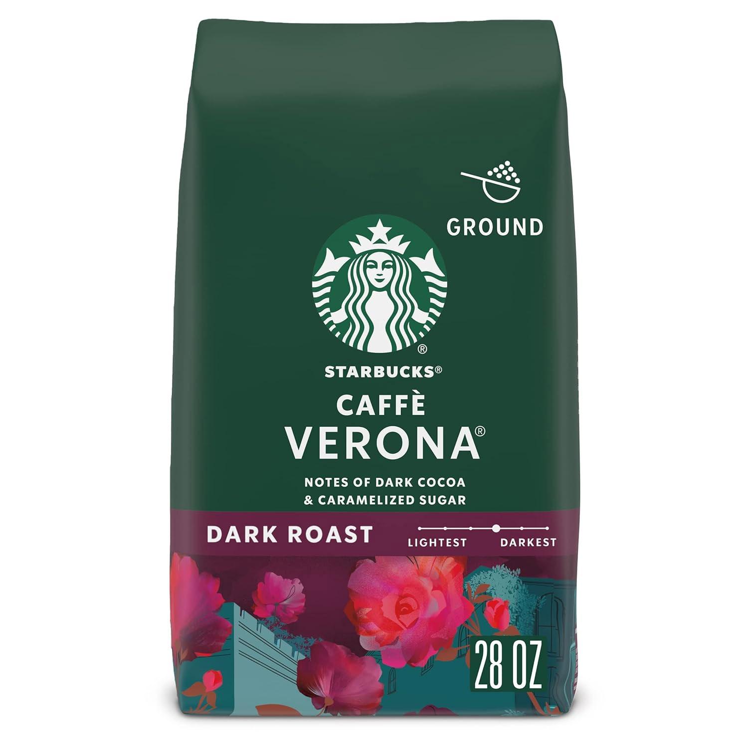 Starbucks Ground Coffee Dark Roast Coffee 4 Bags for $38.51 Shipped
