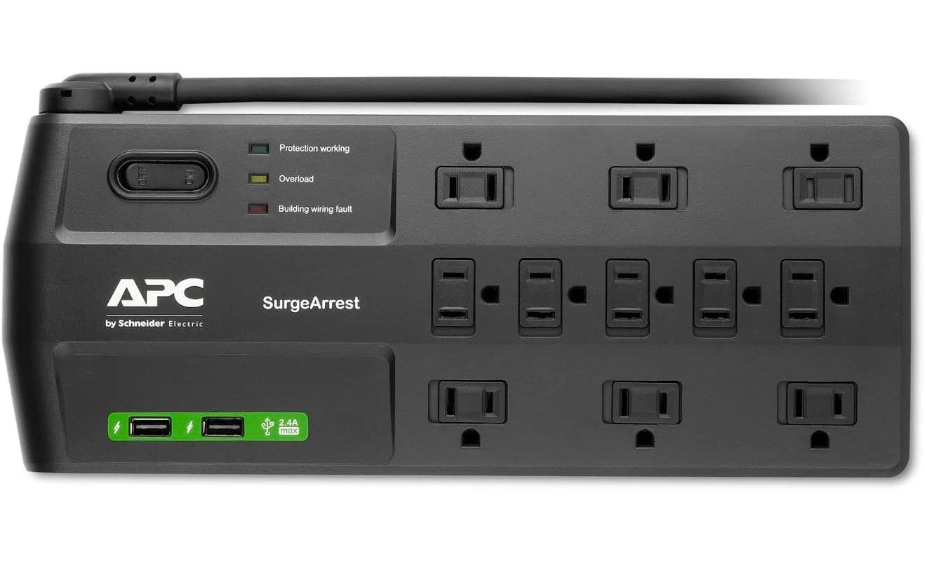 APC Surge Protector with USB Ports Power Strip for $21.99
