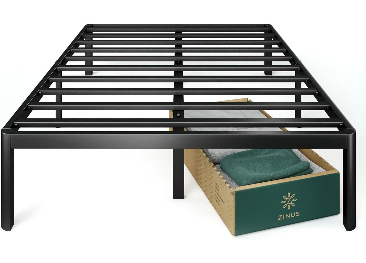 Zinus Van 16in Metal Platform Bed Frame for $46 Shipped