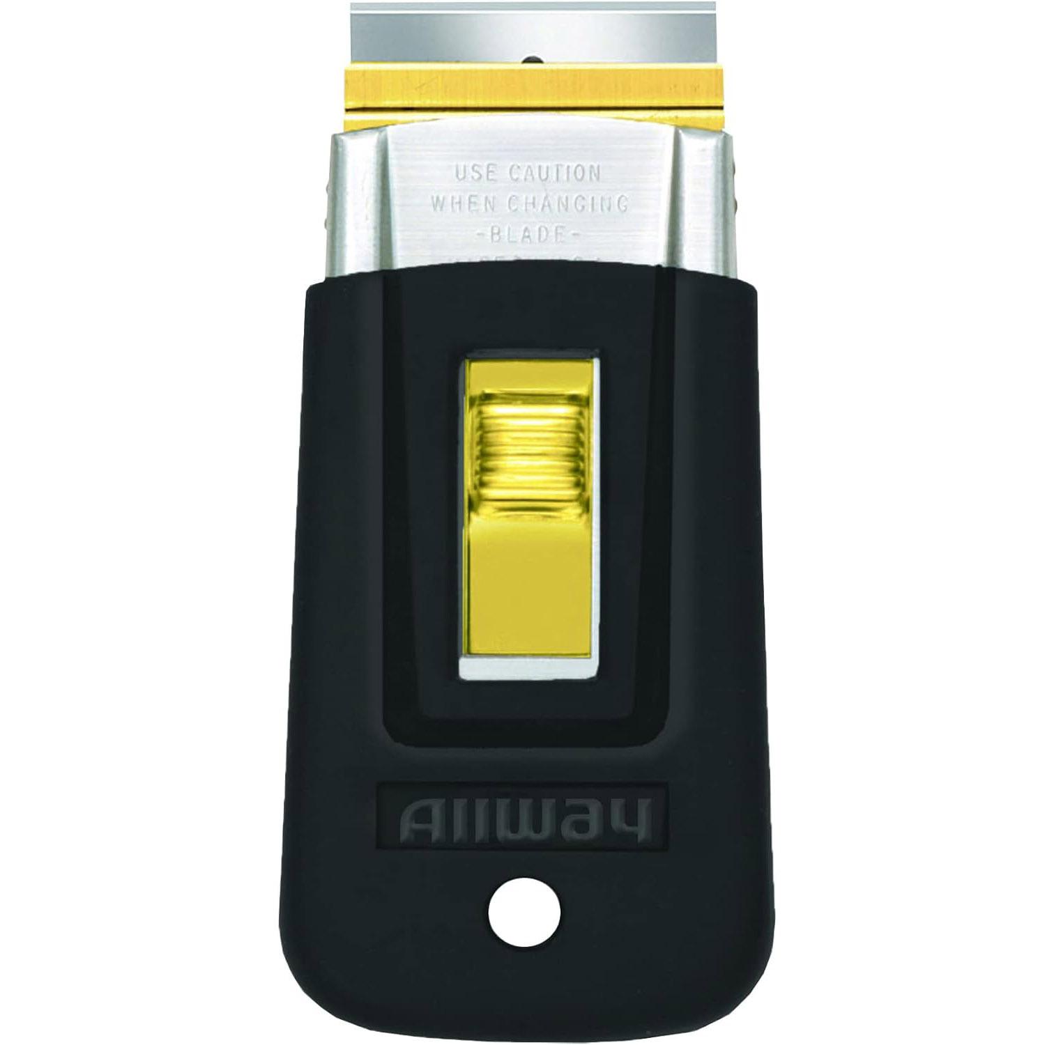 Allway SGS Soft-Grip Retractable Glass Scraper with 5 Blades for $2.99