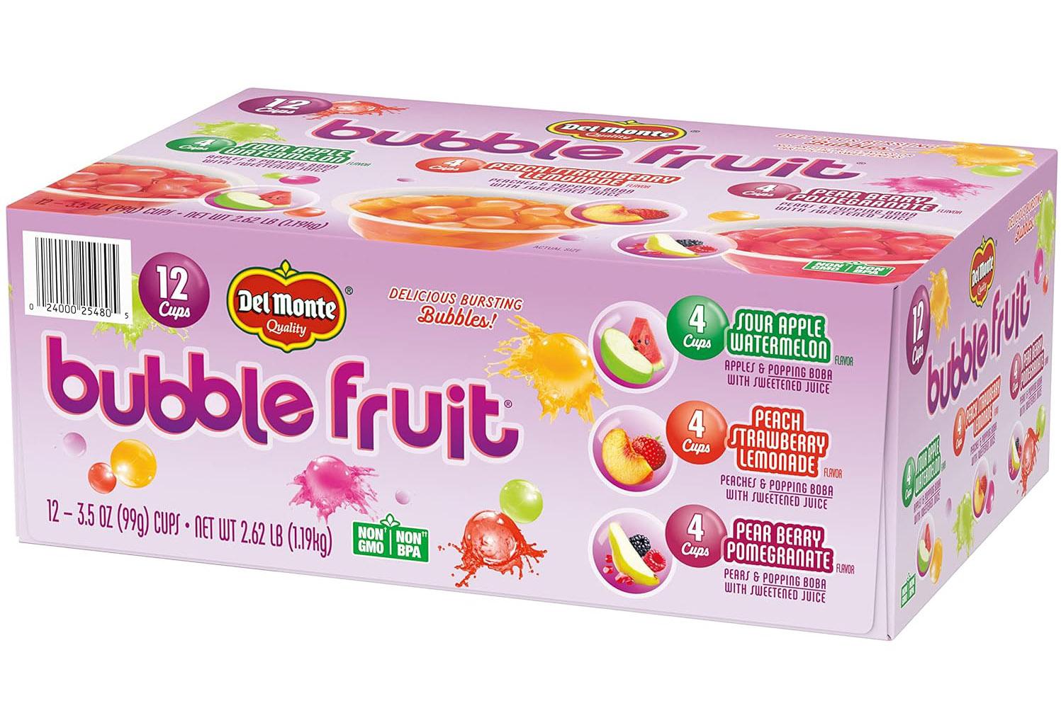 Del Monte Bubble Fruit Snacks Variety Pack for $6.38