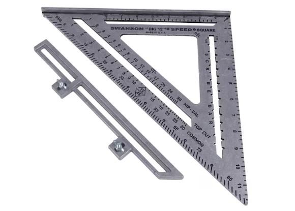 Swanson Tool Company Big 12 Speed Square with Layout Bar for $9.98