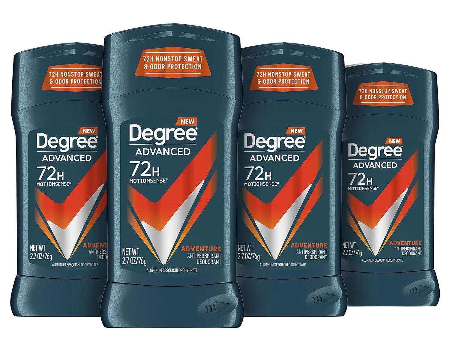 Degree Antiperspirant Deodorant Woodsy 4 Pack for $8.82