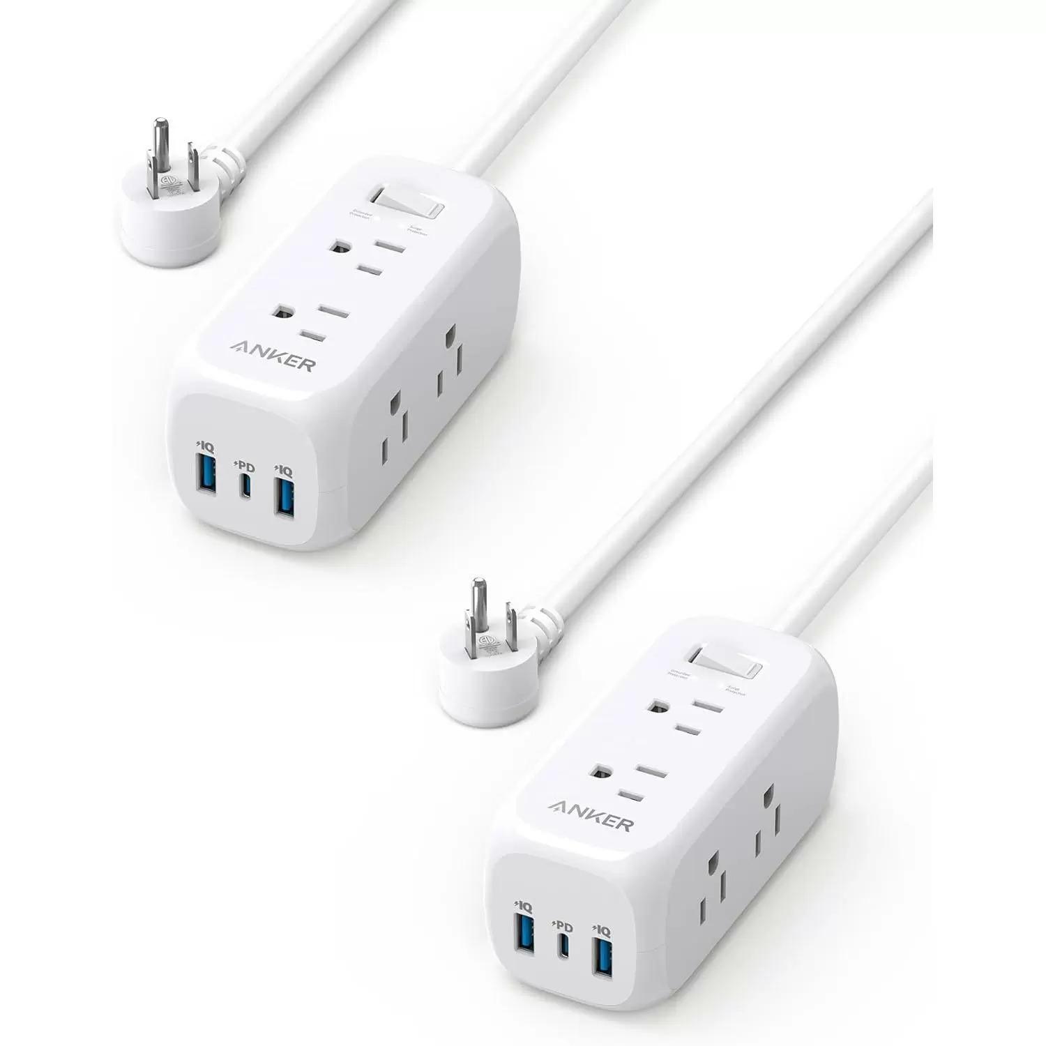 Anker USB C Power Strip Surge Protector 2 Pack for $19.99 Shipped