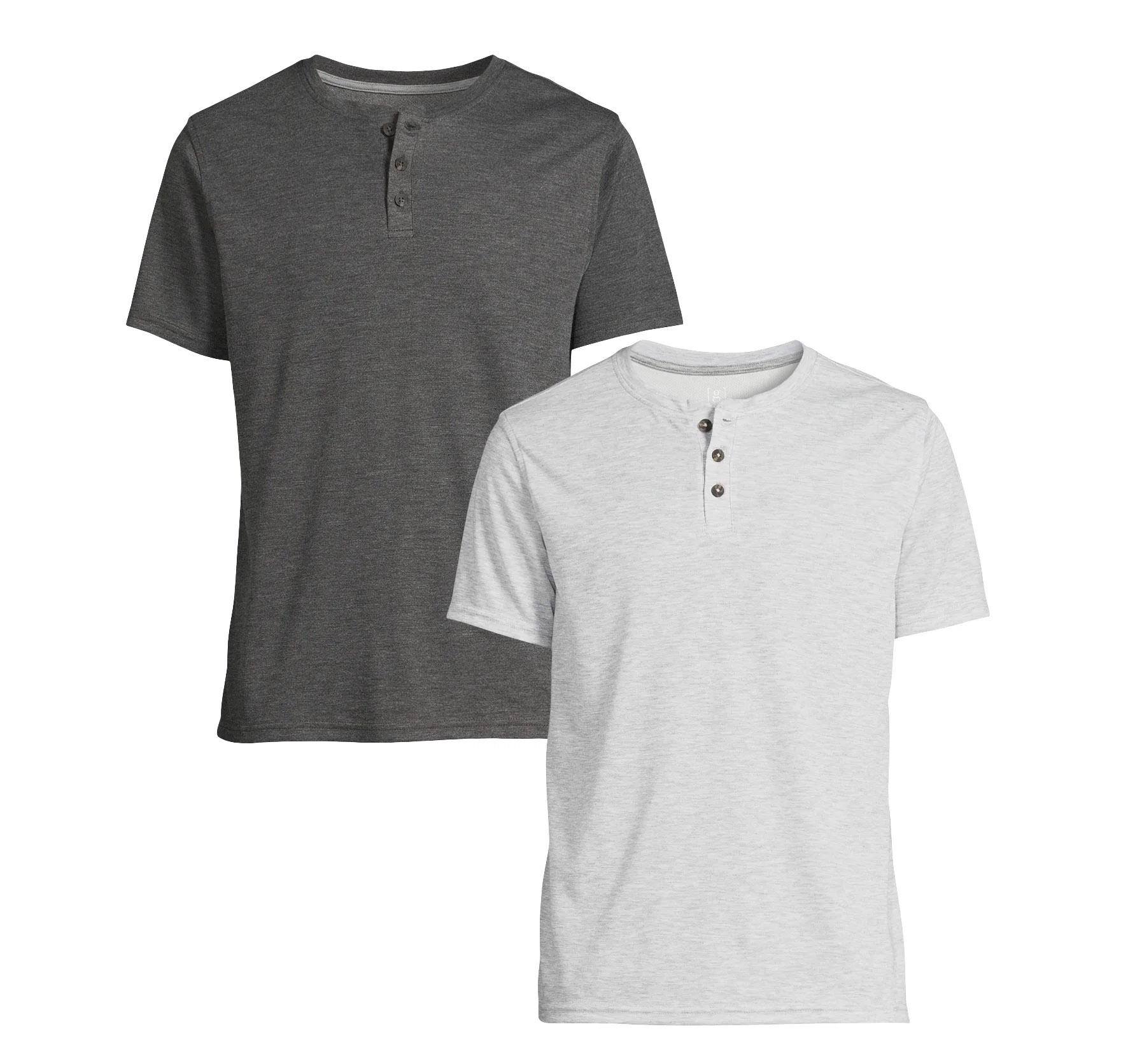 George 2-Pack Henley Tee with Short Sleeves for $9.98