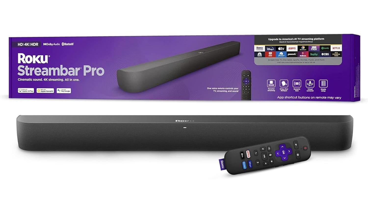 Roku Streambar Pro 4K HDR Streaming Device for $129.99 Shipped