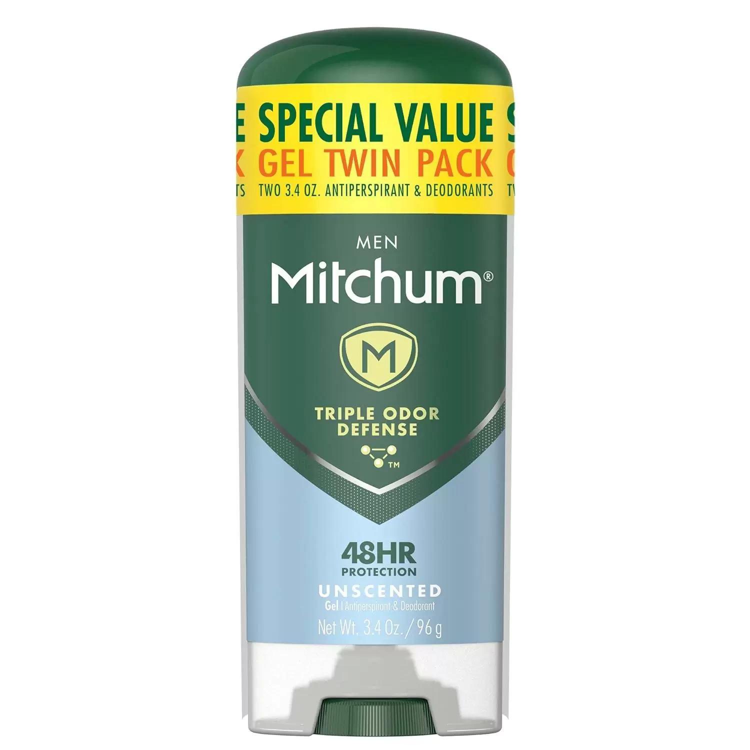Mitchum Triple Odor Defense Gel Deodorants 2 Pack $3.77
