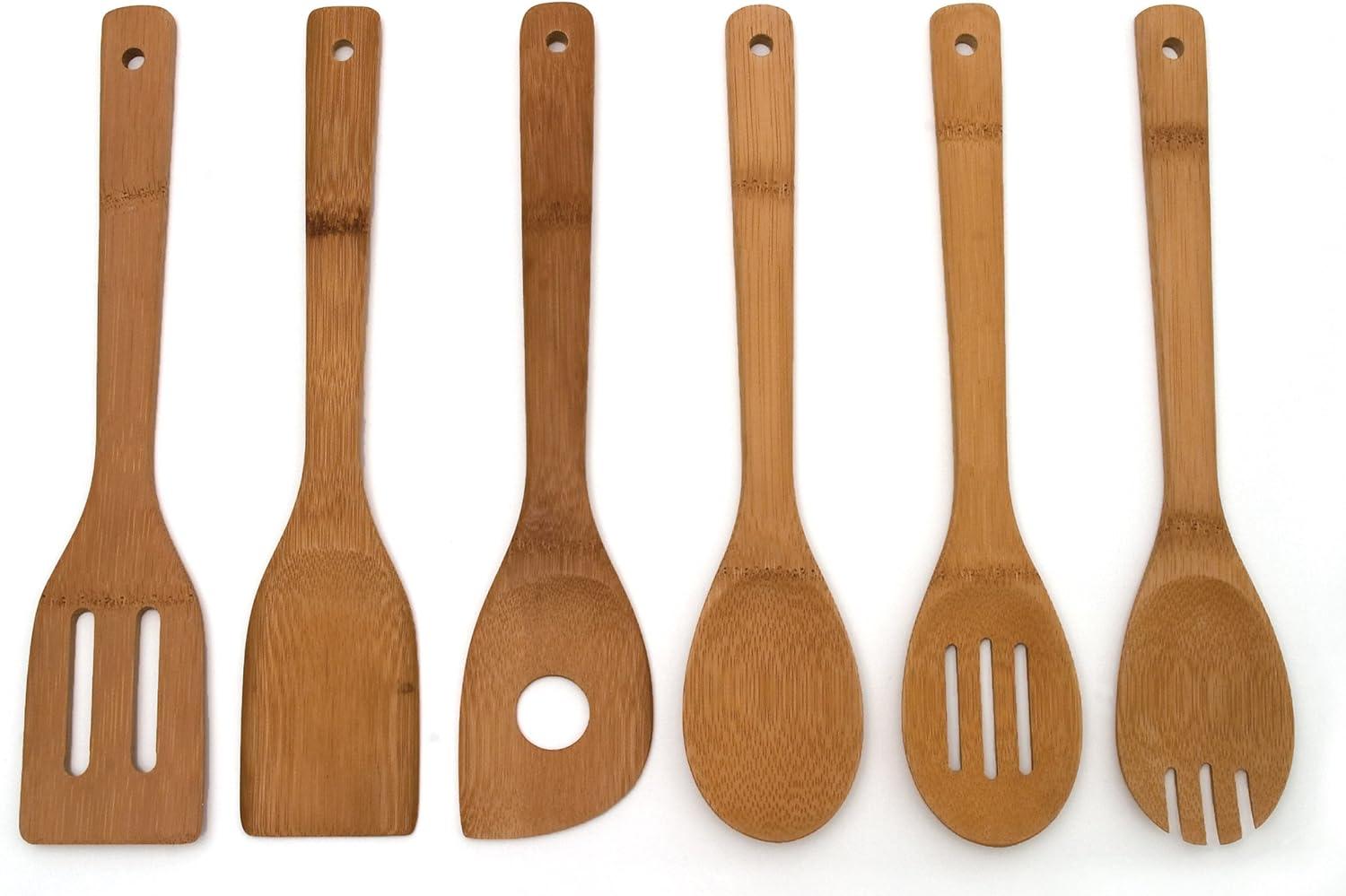 Lipper International 826 Bamboo Wood Kitchen Tools $7.99