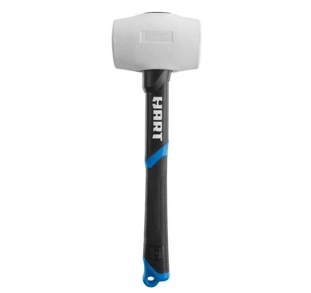 Hart 16oz White Rubber Mallet for $7.09