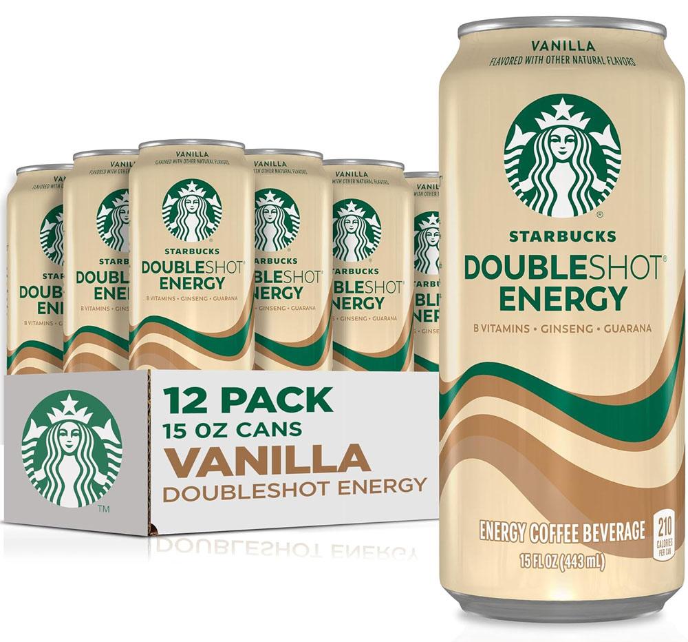 Starbucks Doubleshot Energy Drink Coffee Beverage 12 Pack for $18.83