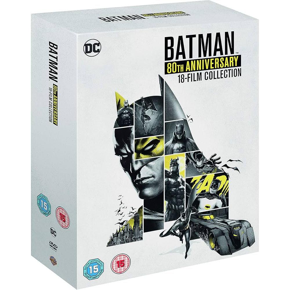 Batman 80th Anniversary 18-Film Collection for $14.99