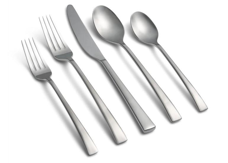 Lenox Cambridge Layne Locke Satin 65-Piece Flatware Set for $54.75