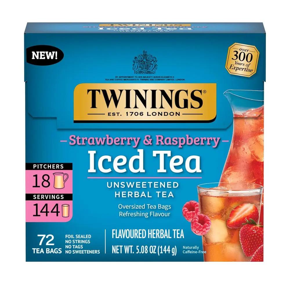 Twinings Unsweetened Strawberry Raspberry Tea for $4.72