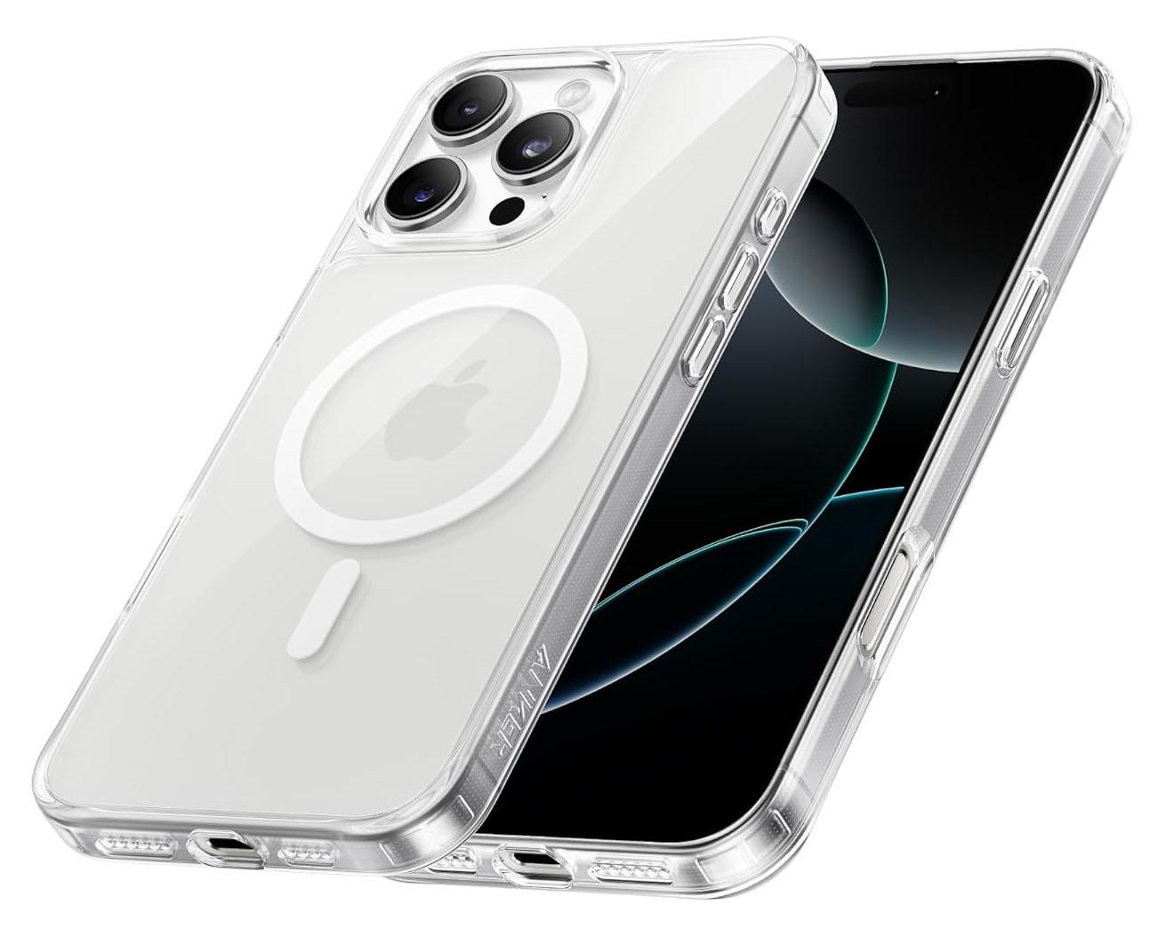 Apple iPhone Anker MagGo Clear Magnetic Case for $8.88