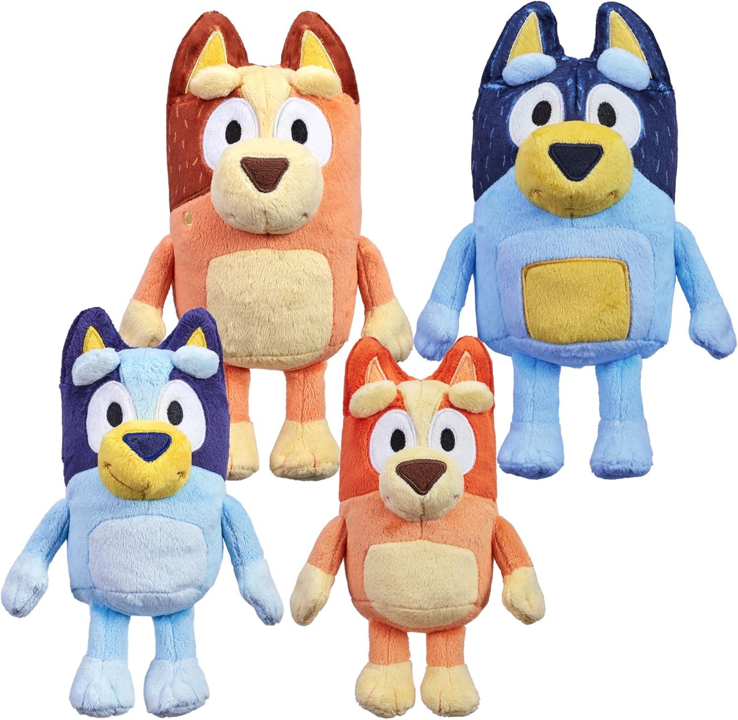 Bluey Heeler Family Plush Toy Set for $20