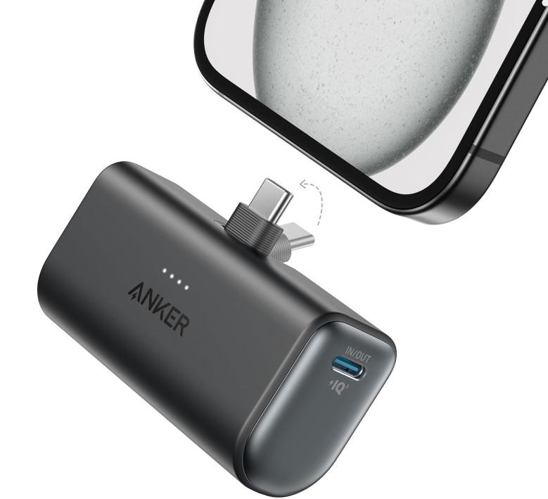 Anker USB-C 5000mAh Nano Power Bank Charger for $12.14