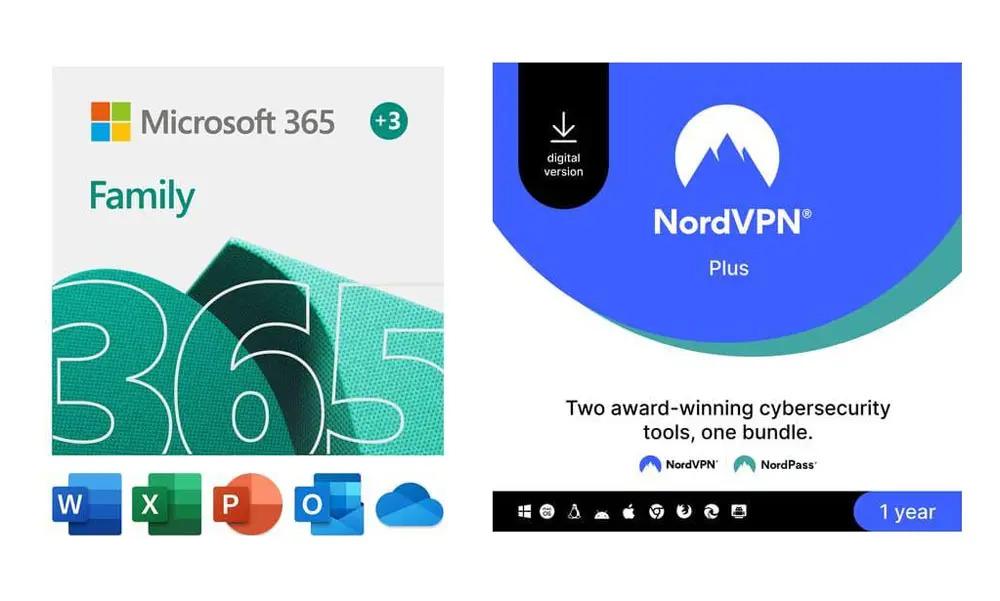 Microsoft 365 Family 12 Month Subscription with NordVPN for $69.99