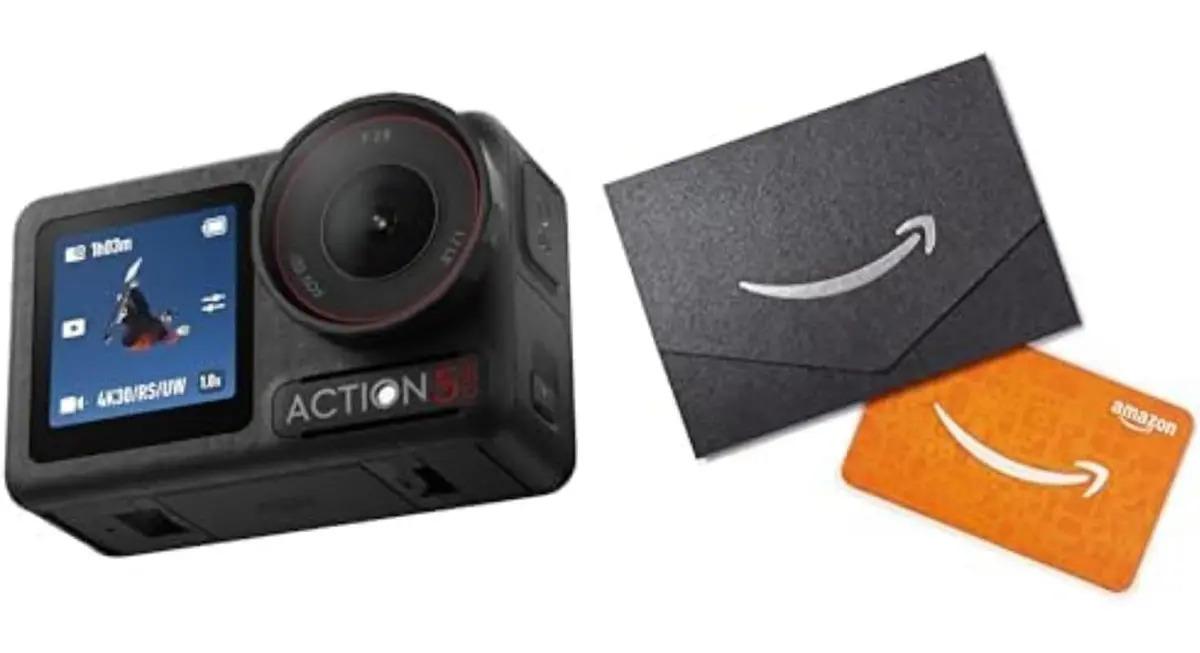 DJI Osmo Action 5 Pro Camera + 2 Batteries + $15 Gift Card for $332.16 Shipped