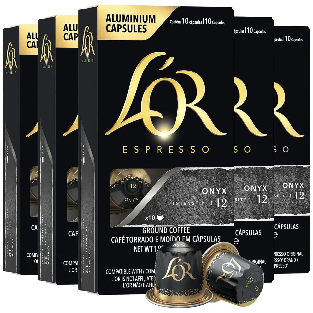 50 Nespresso Original LOR Espresso Capsules for $13.24